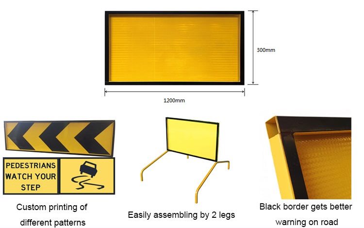 1200x300mm Boxed Edge Signs