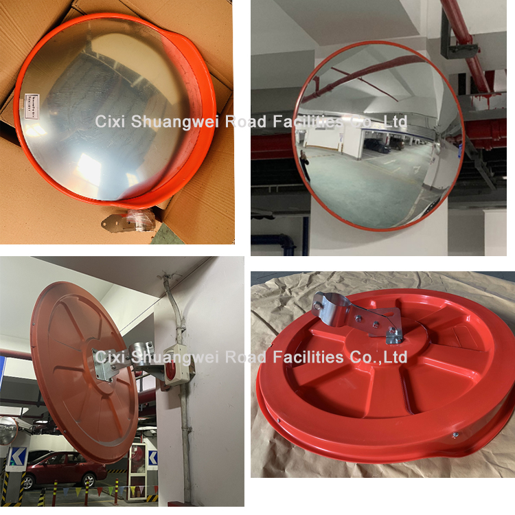 Stainless Steel Parking Corner Reflective Convex Mirror