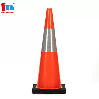 900mm(36") Black Base Road Safety Cones
