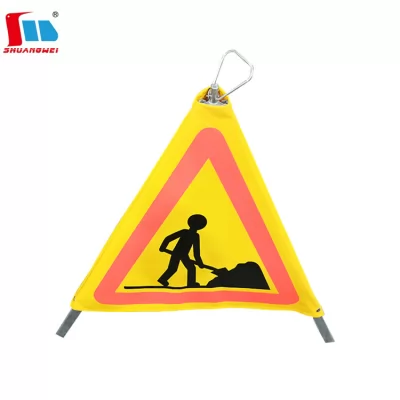 Road Safety Warning Sign Stand